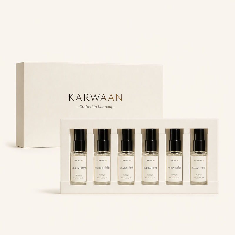 Karwaan Discovery Set | Unisex Perfumes for Men & Women | 6 x 5ml