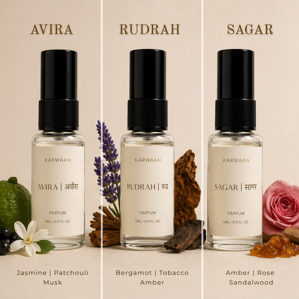 Karwaan Discovery Collection | Unisex Perfumes for Men & Women | 6 x 5ml