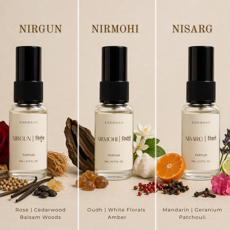 Karwaan Discovery Set | Unisex Perfumes for Men & Women | 6 x 5ml
