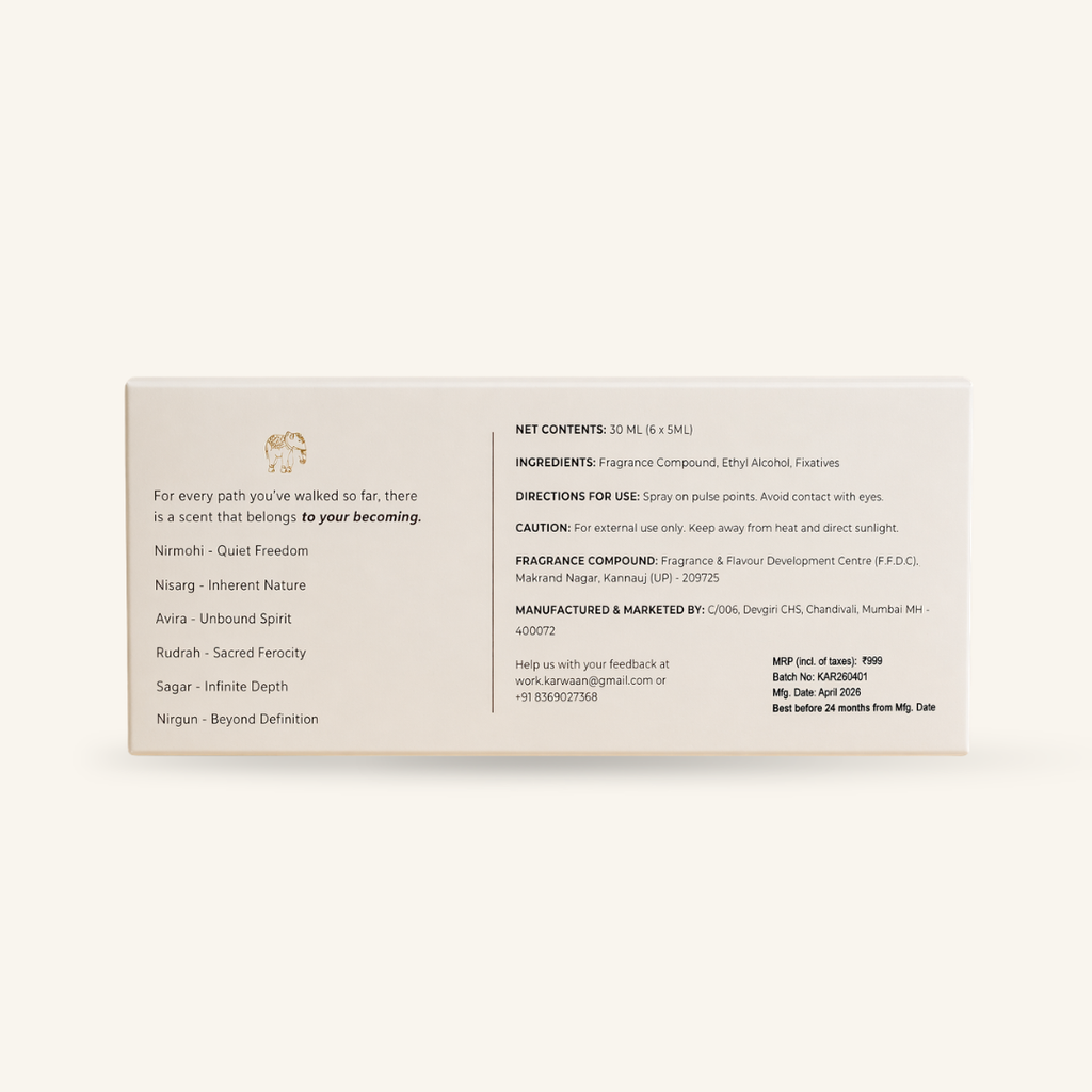 Karwaan Discovery Collection | Unisex Perfumes for Men & Women | 6 x 5ml